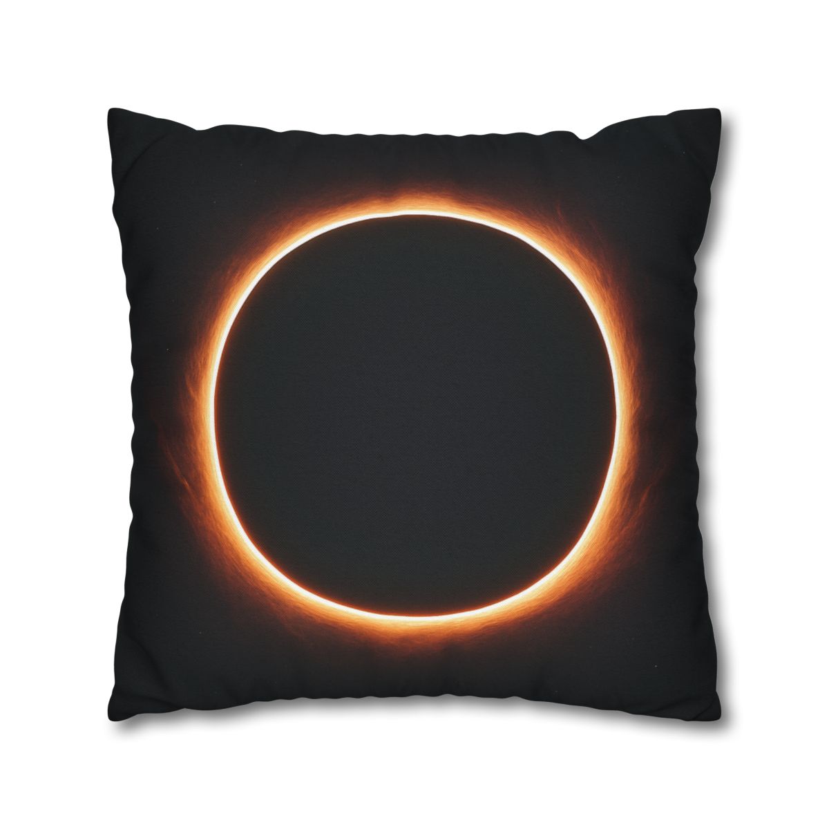 Dark Horizon Singularity Glow personalized pillow covers