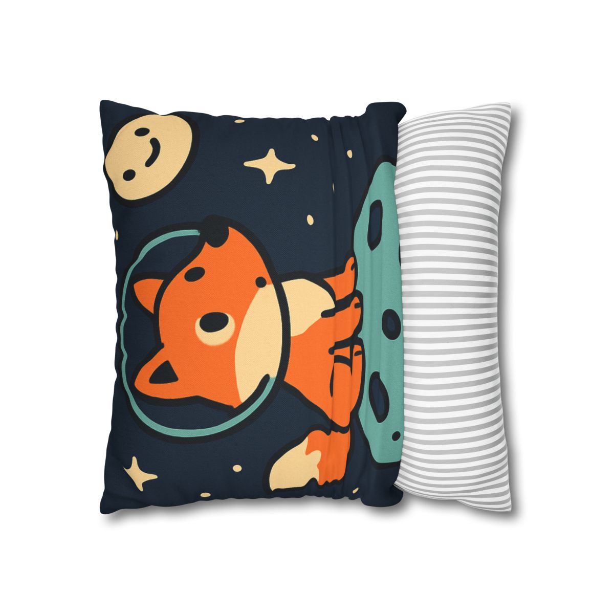 Starlight Explorer Fox unique gift pillow cases