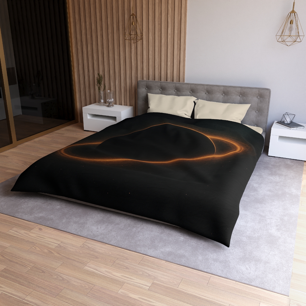 Dark Horizon Silk Ring warm winter duvets