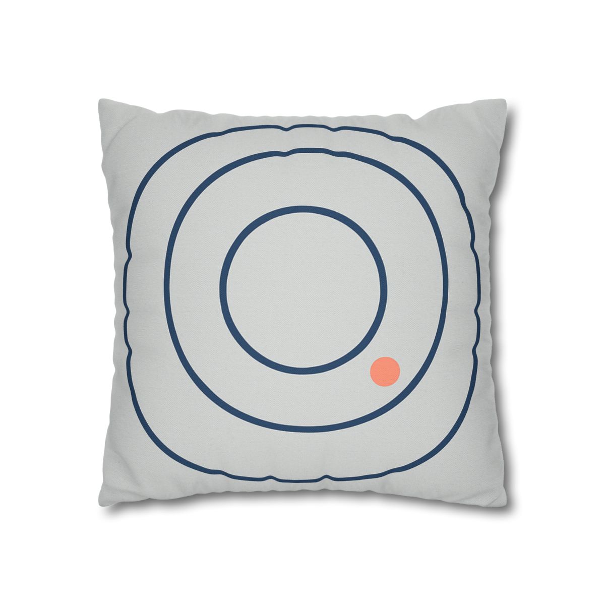 Three Calm Rings With Accent Dot trendy patterned pillow cases