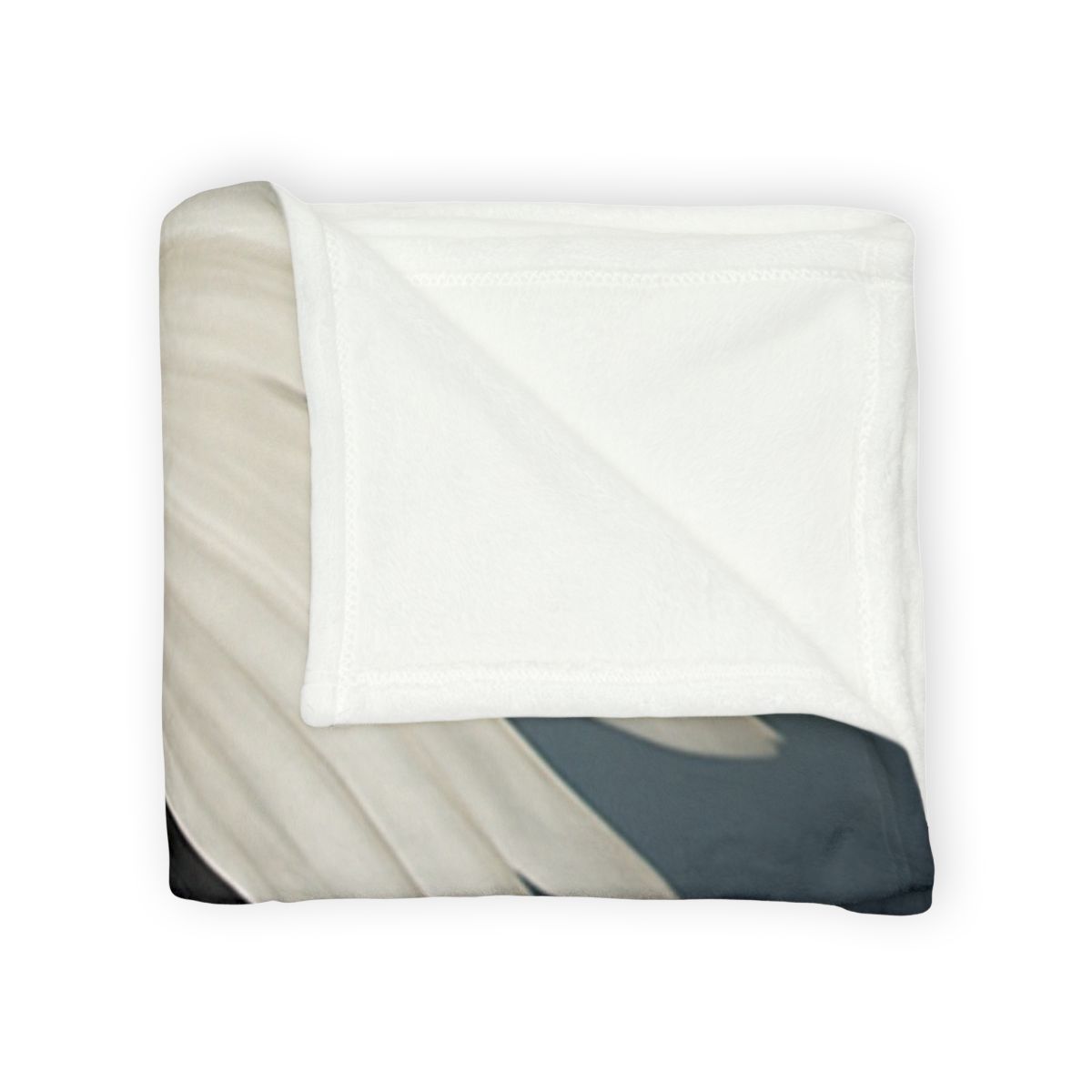 Mist Dancer Red Crowned Crane soft fleece blankets