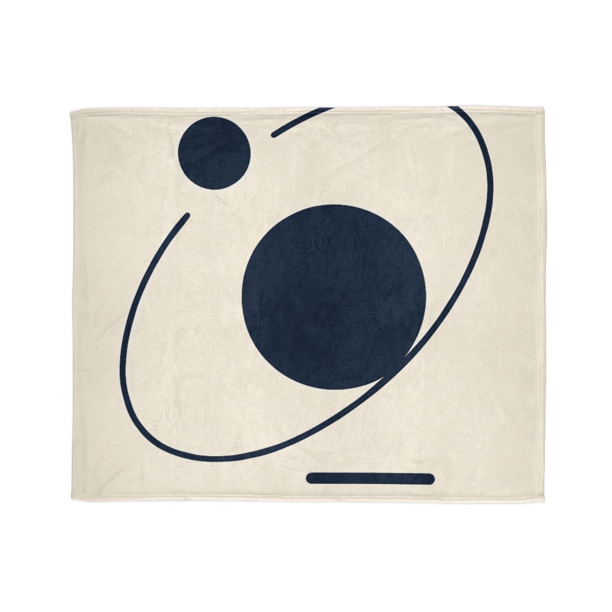 Orbit Arc And Twin Discs designer printed blankets
