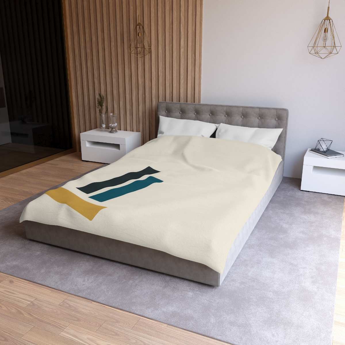 Balanced Triad Of Rectangles personalized bedding duvets