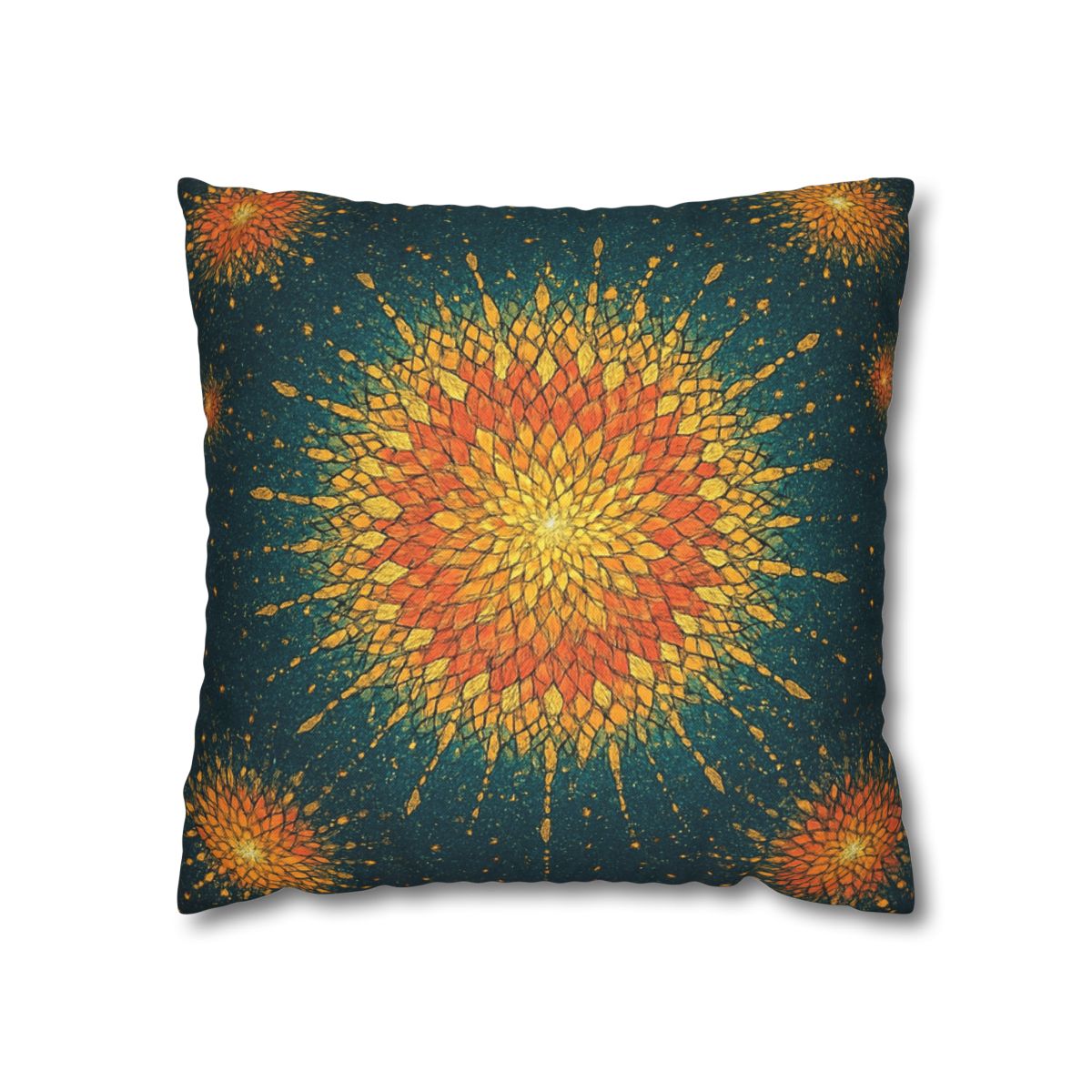 Starburst Mosaic Halo personalized pillow covers