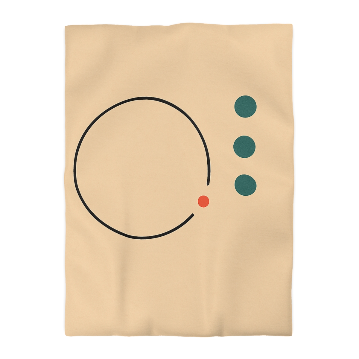 Broken Ring With Offset Triplet soft comforter duvets