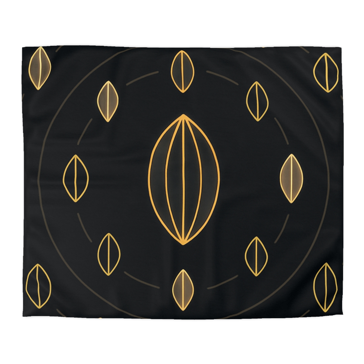 Orbiting Seed Ring Pattern stylish duvet covers
