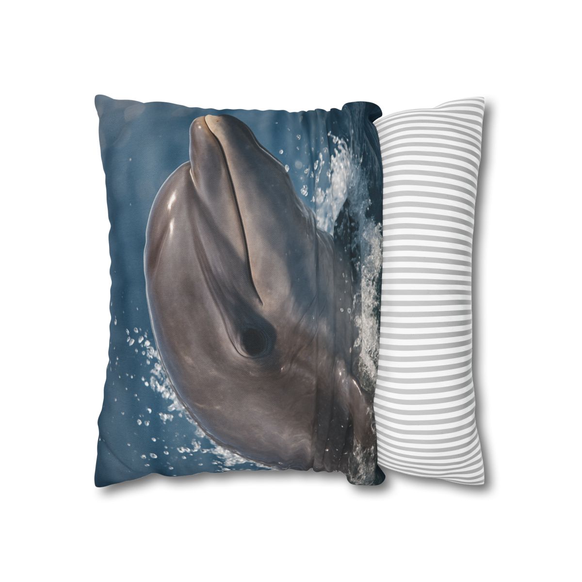 Mirrorflash Common Bottlenose Dolphin designer print pillow cases