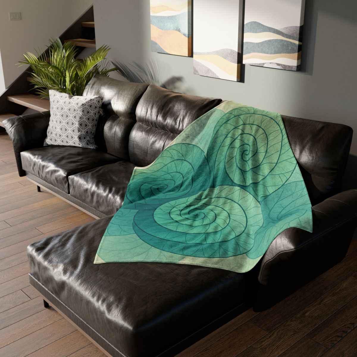 Vein Spiral Canopy trendy patterned blankets