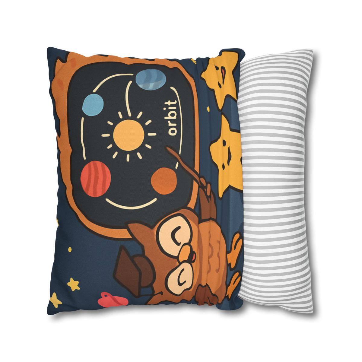 Comet Classroom Owl soft cotton pillow cases