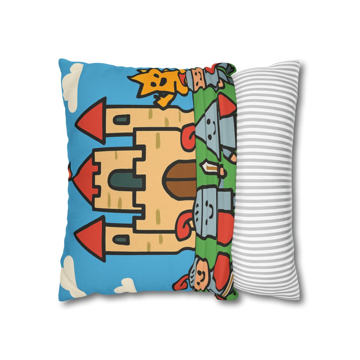 Castle Of Shape Knights designer print pillow cases
