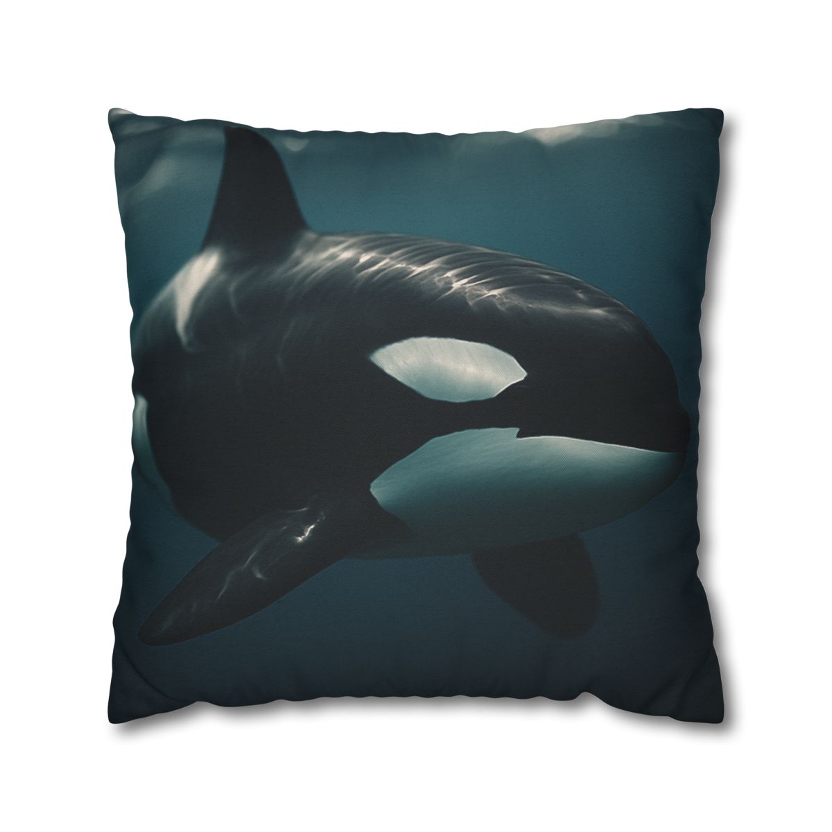Tidal Shadow Orca soft cotton pillow cases