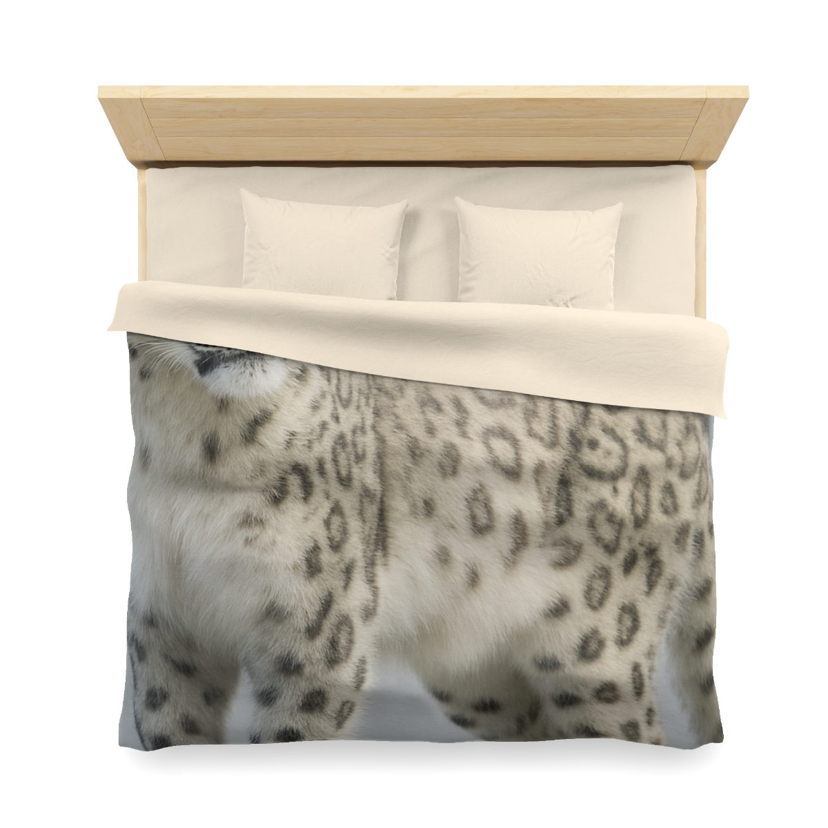 Snow Drift Hunter Snow Leopard soft comforter duvets