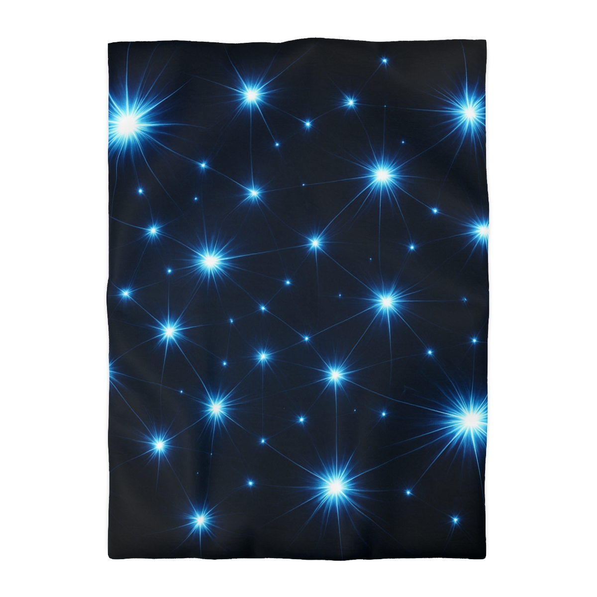 Photon Burst Constellation personalized bedding duvets