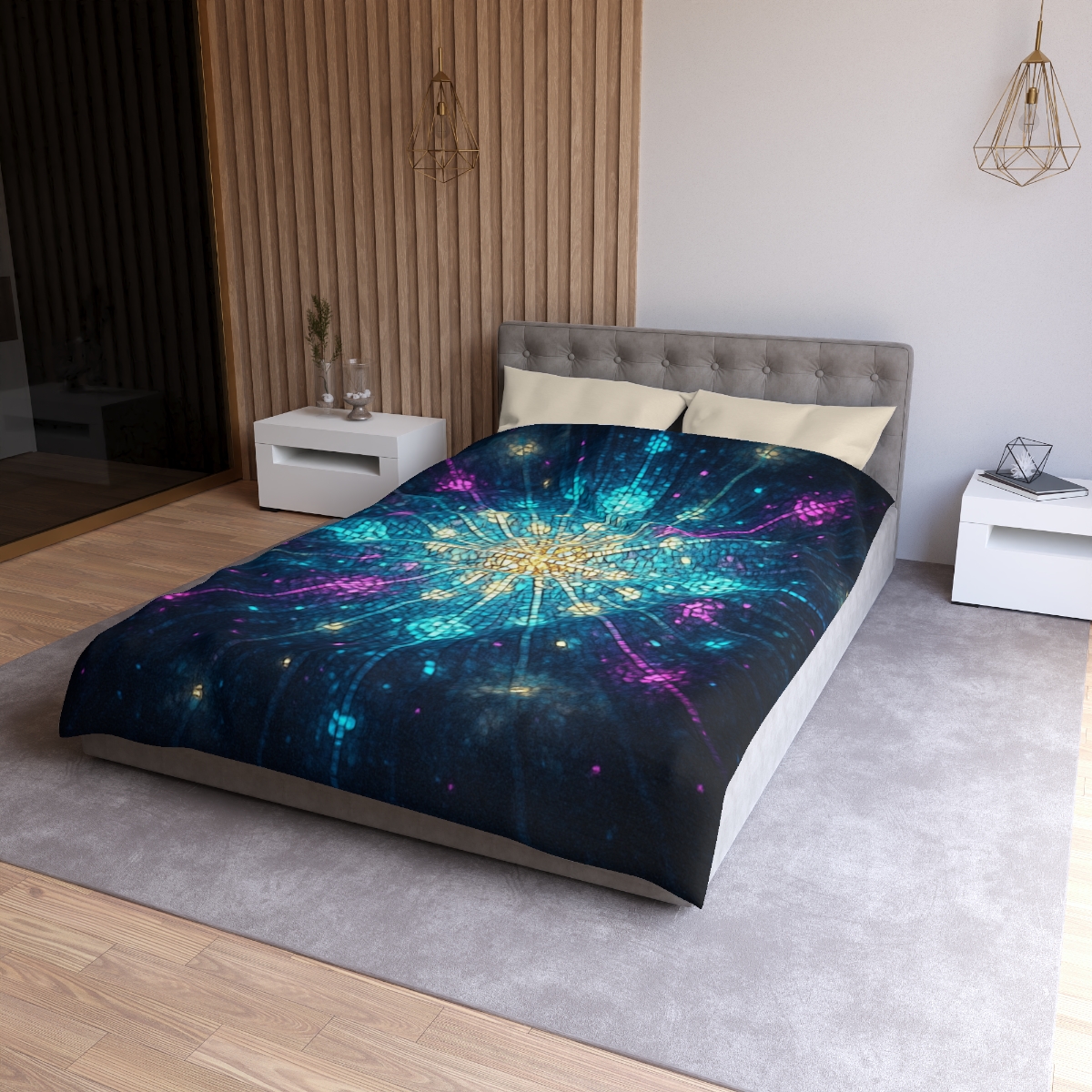Photon Burst Mosaic soft comforter duvets