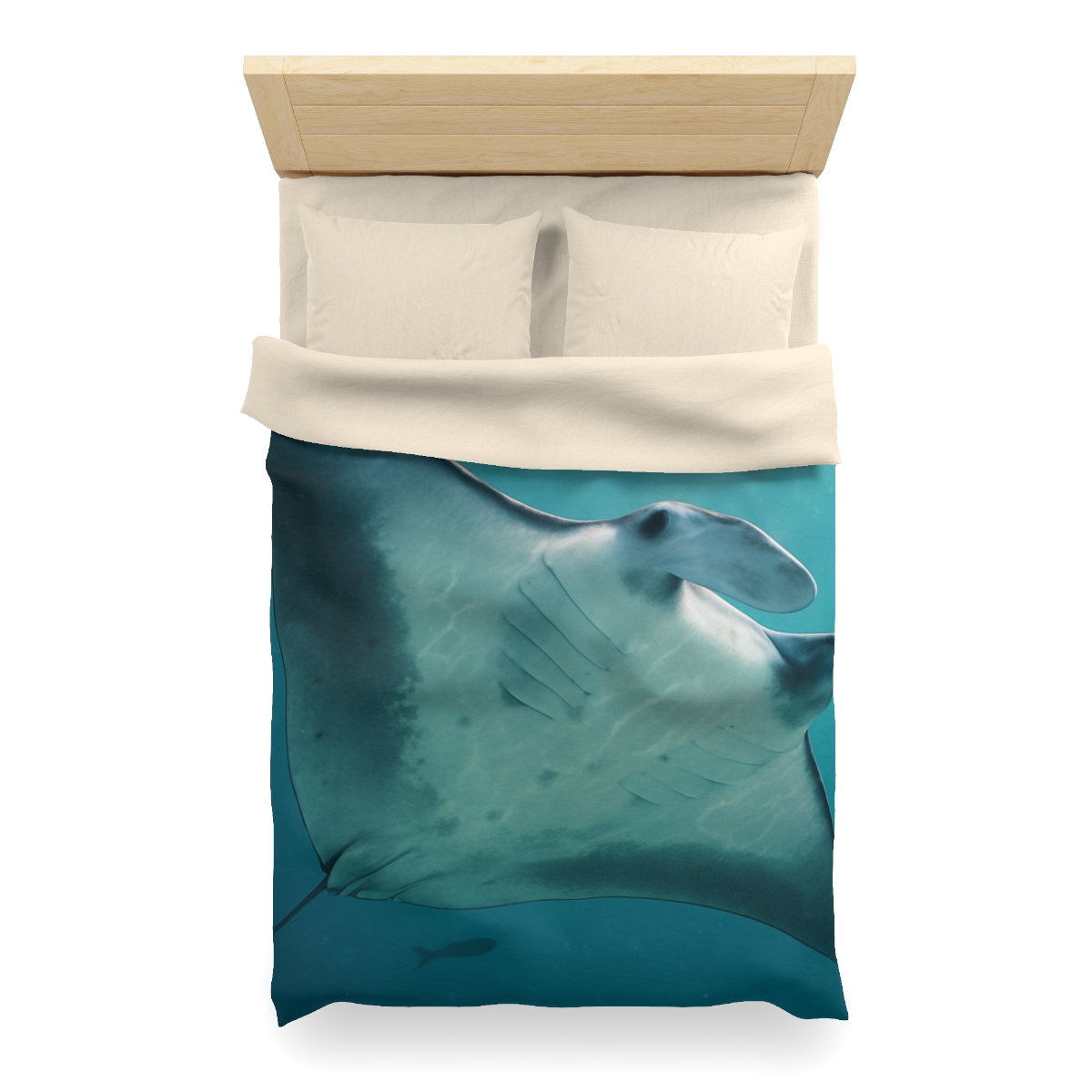 Silent Glide Manta Ray unique patterned duvets