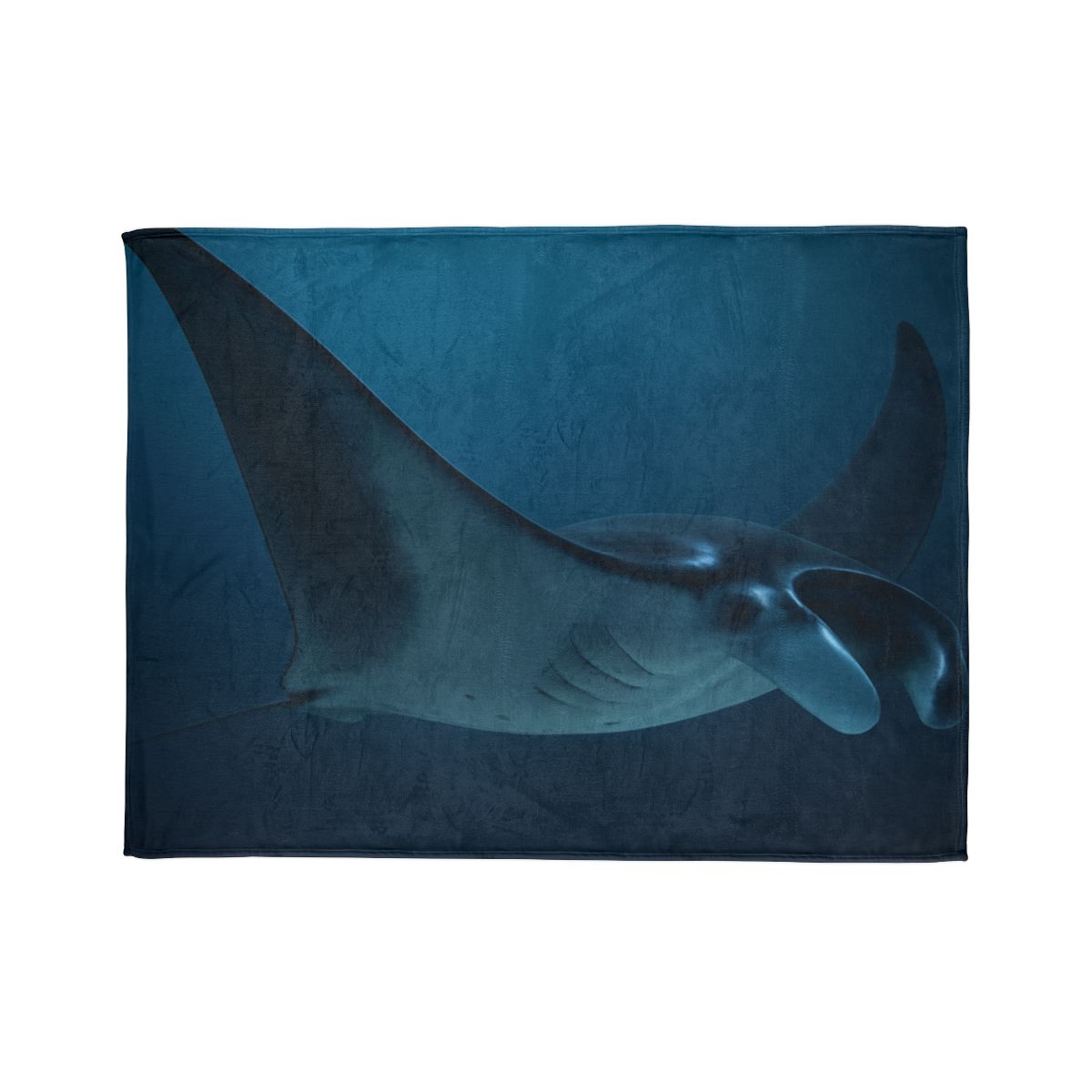Celestial Glide Manta Ray soft fleece blankets