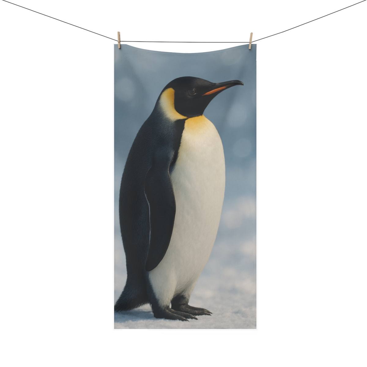 Starlit Vanguard Emperor Penguin unique gift towels