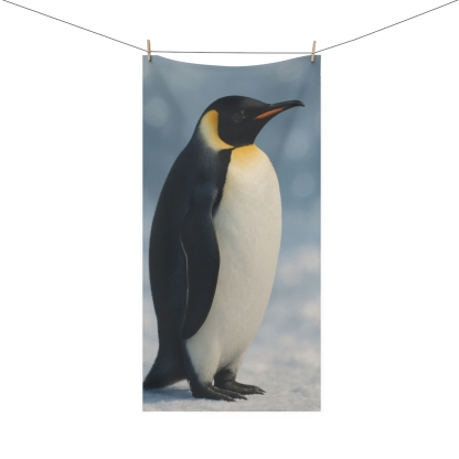 Starlit Vanguard Emperor Penguin unique gift towels
