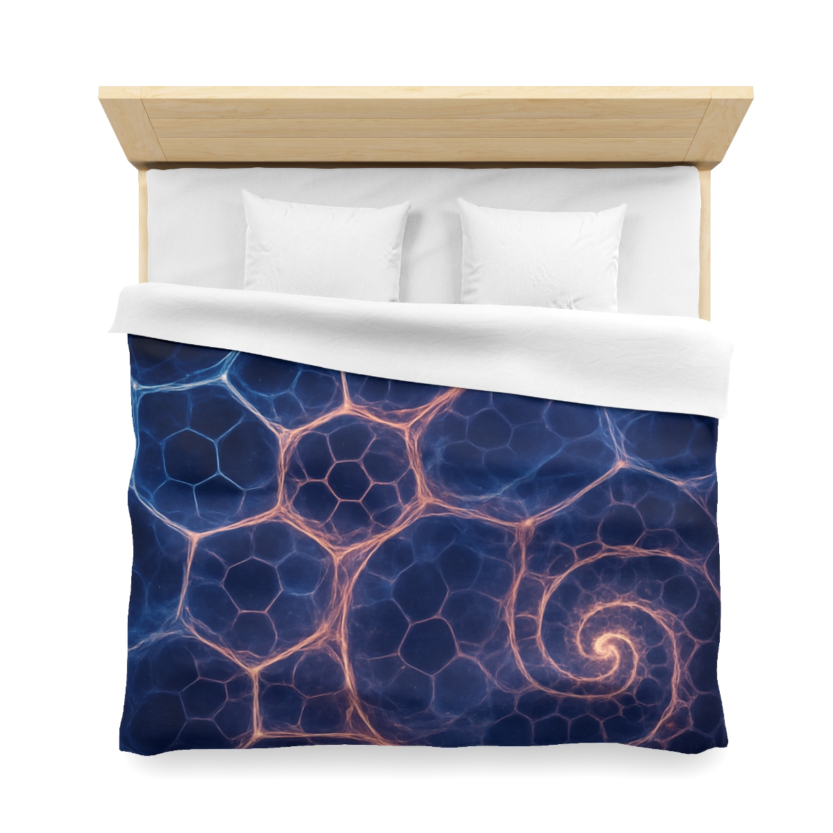Fractal Nebula Lattice duvets for gifts