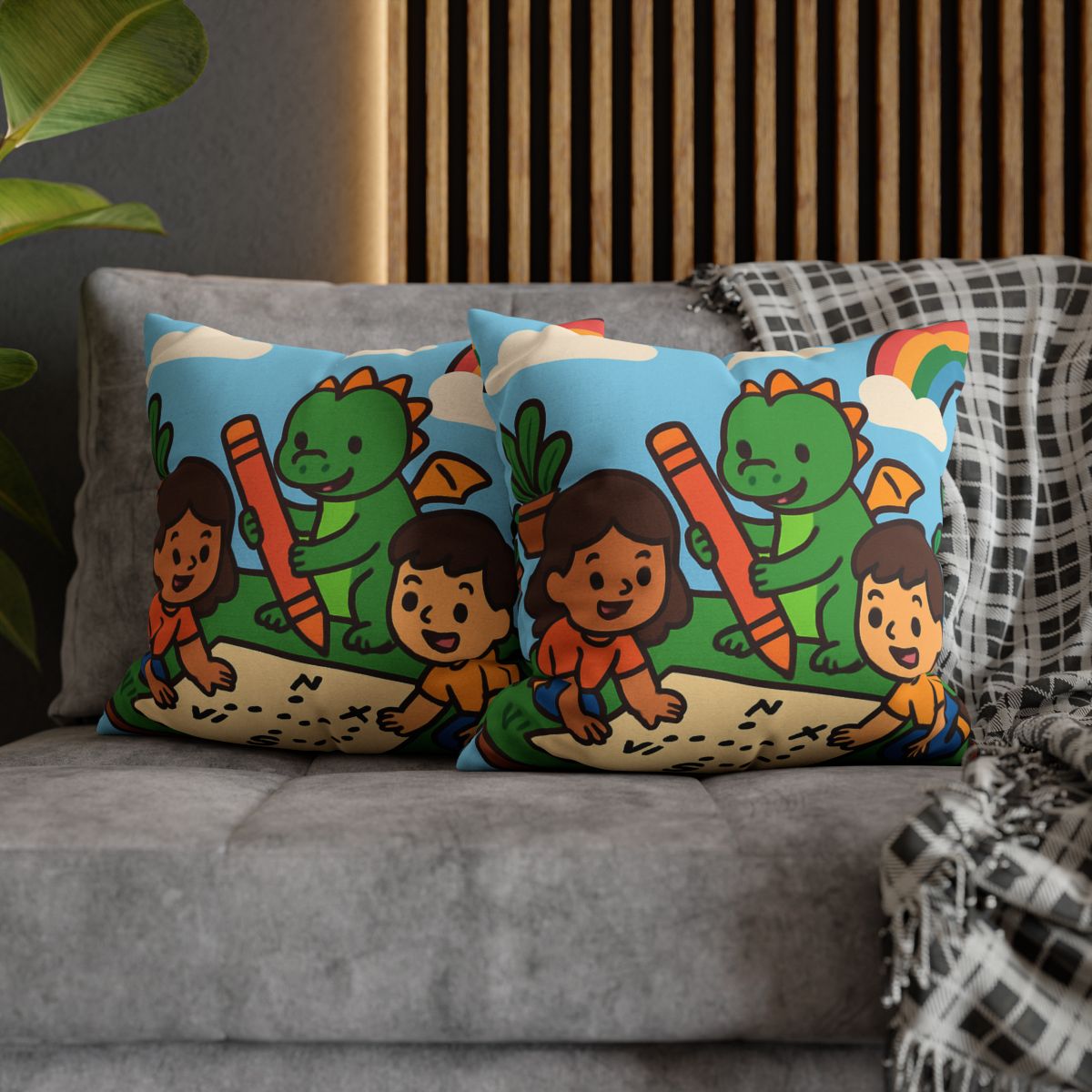 Sky Garden Map Makers With A Baby Dragon unique gift pillow cases