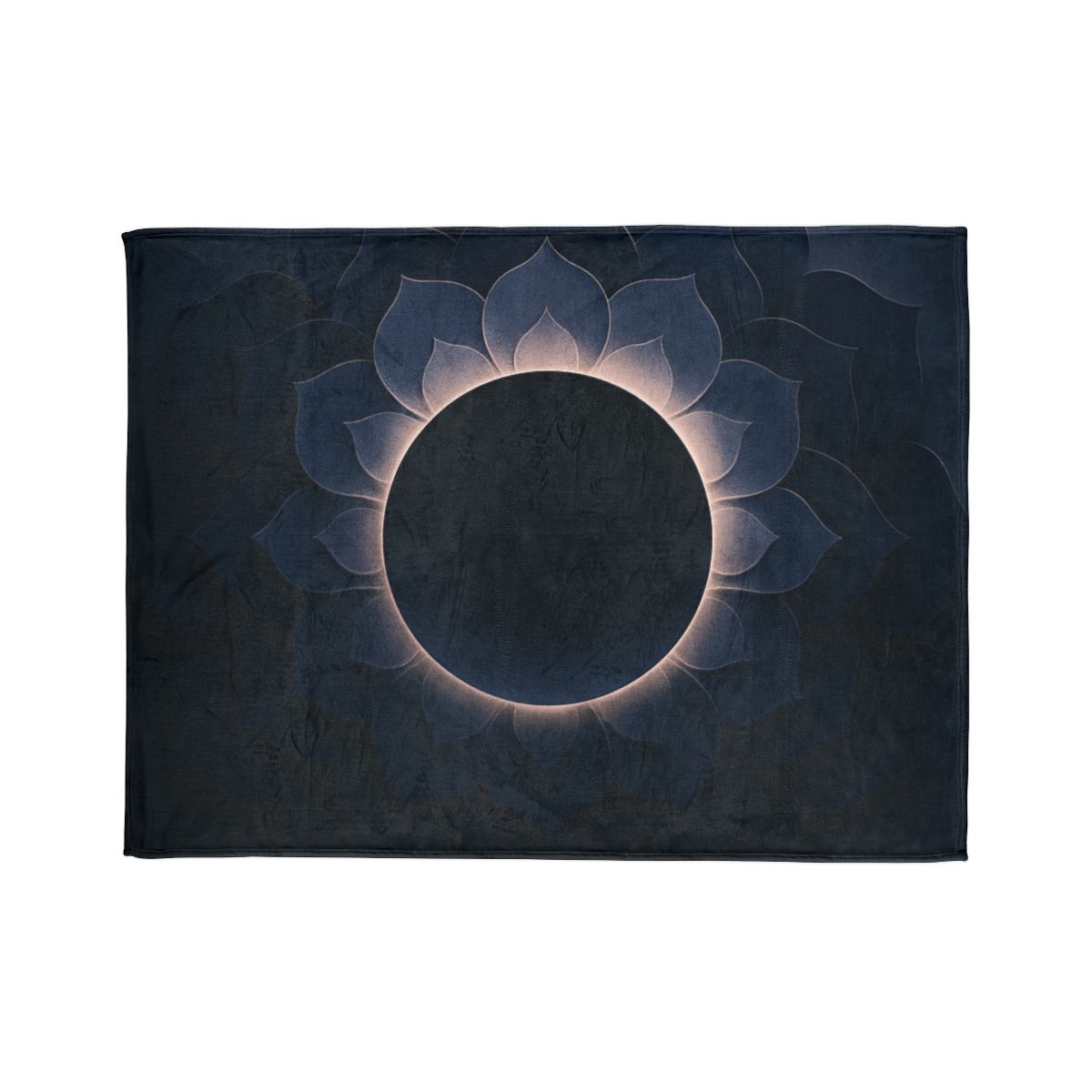 Petal Eclipse Rosette custom blankets
