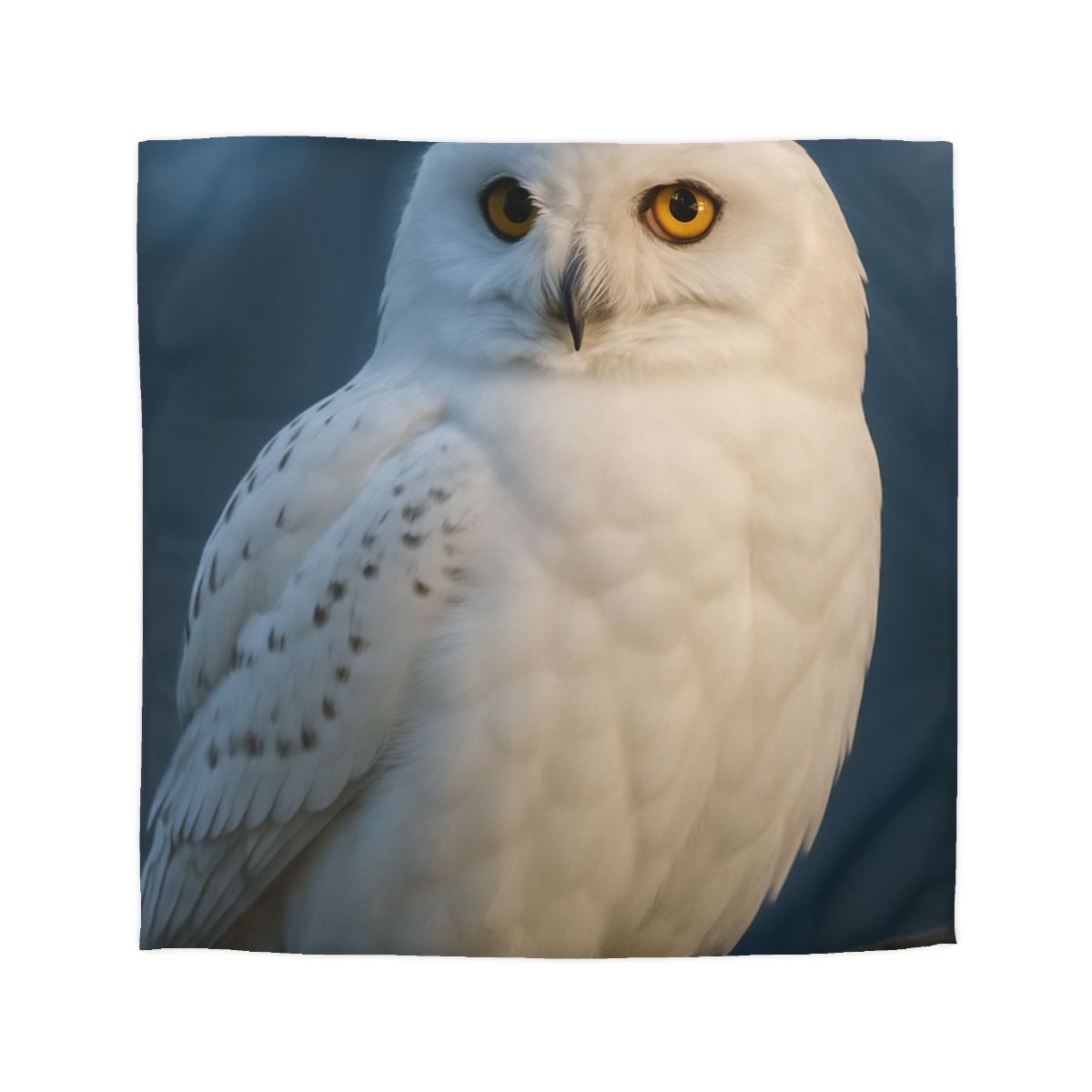 Twilight Watcher Snowy Owl warm winter duvets