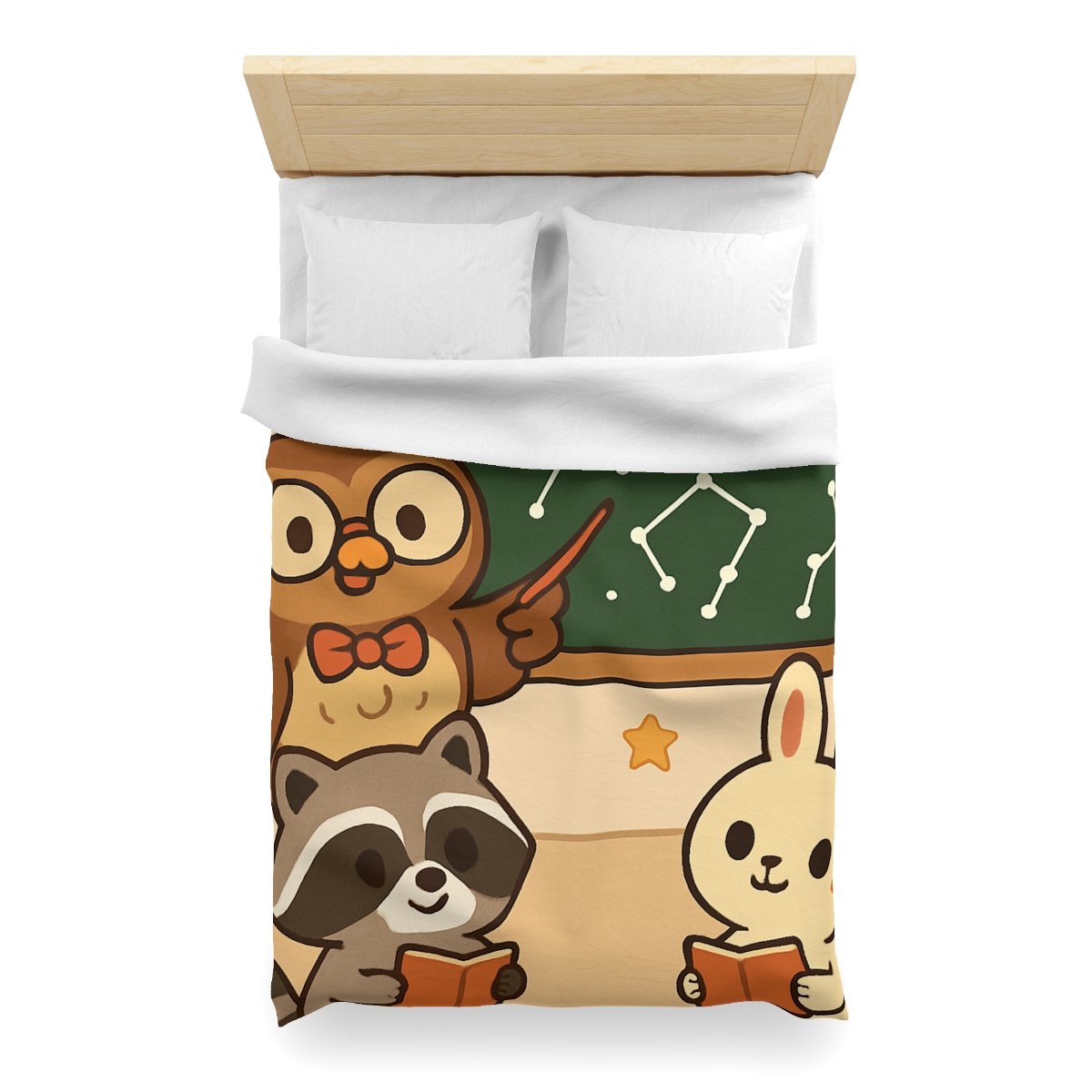 Comet Classroom Owl And The Star Map Chalkboard warm winter duvets