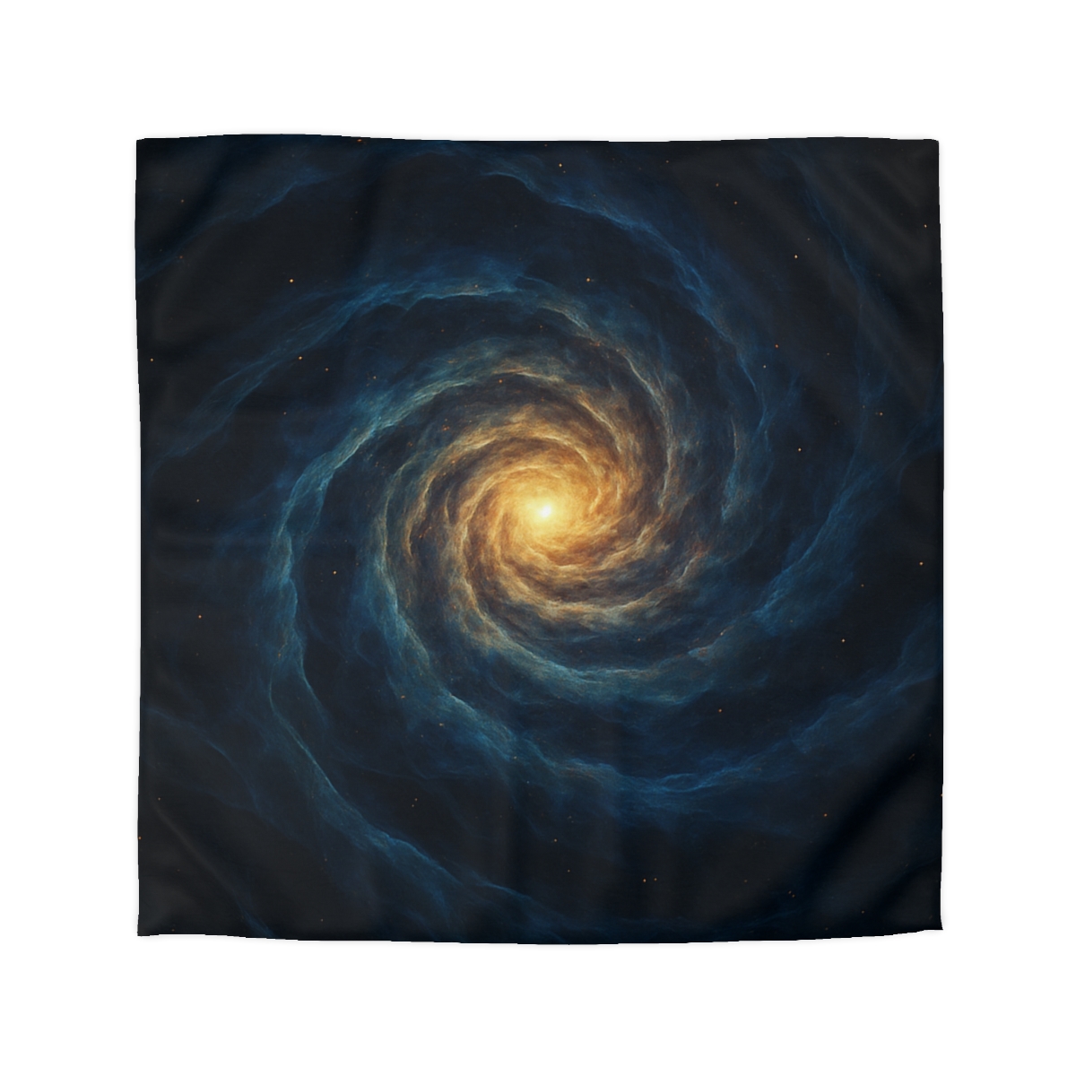 Nebula Spiral Lattice designer printed duvets