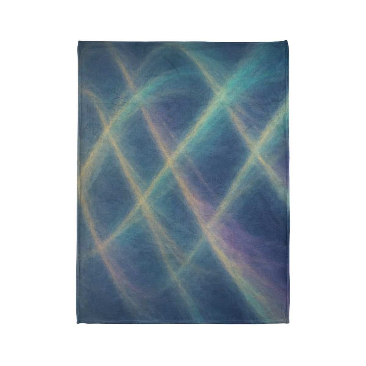 Aurora Lattice Horizon soft fleece blankets