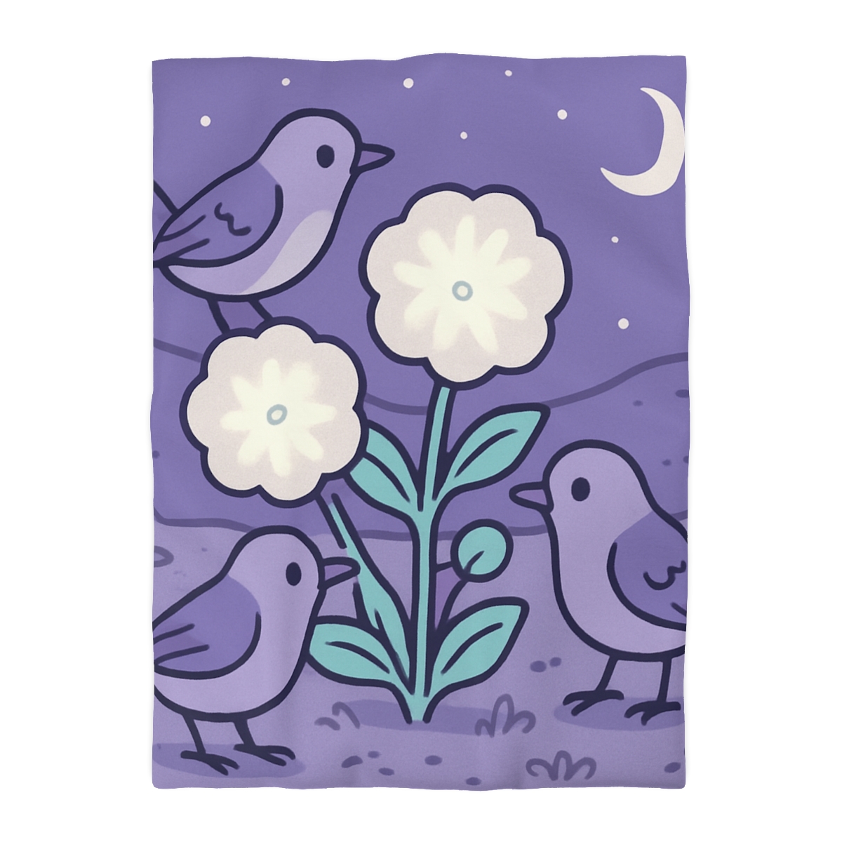 Moon Garden Nightingales stylish duvet covers
