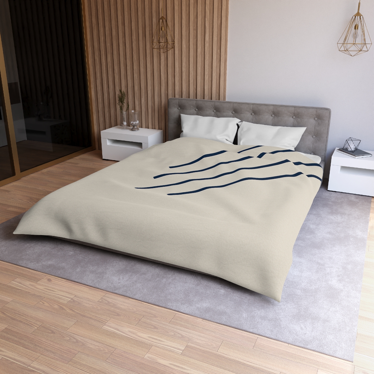 Diagonal Line Quartet soft comforter duvets