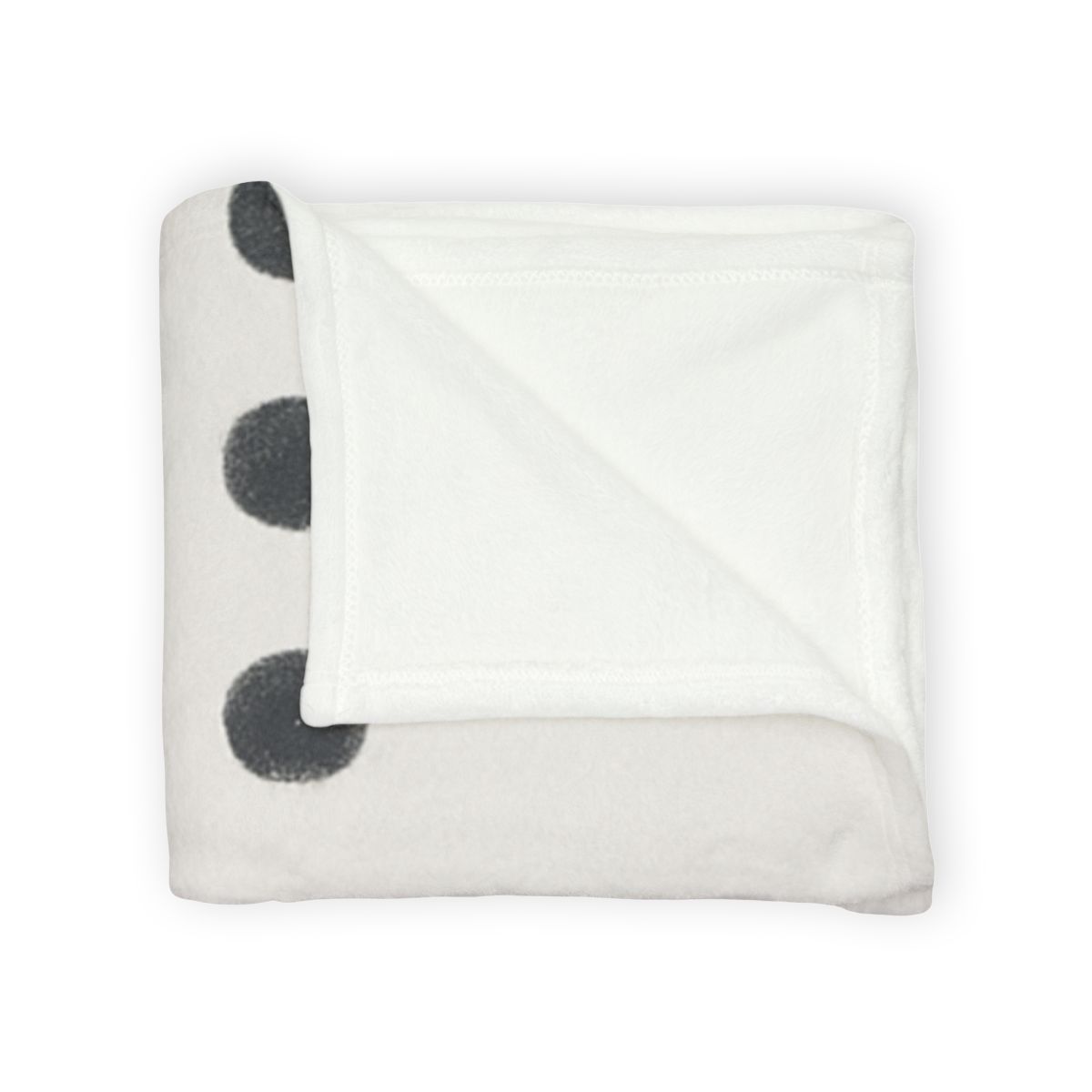 Clustered Dots With Missing Beat personalized cozy blankets