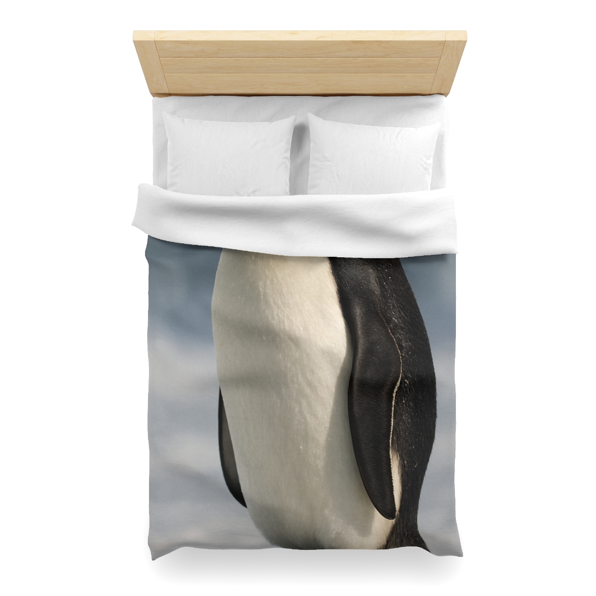 Aurora Drift Emperor Penguin stylish duvet covers