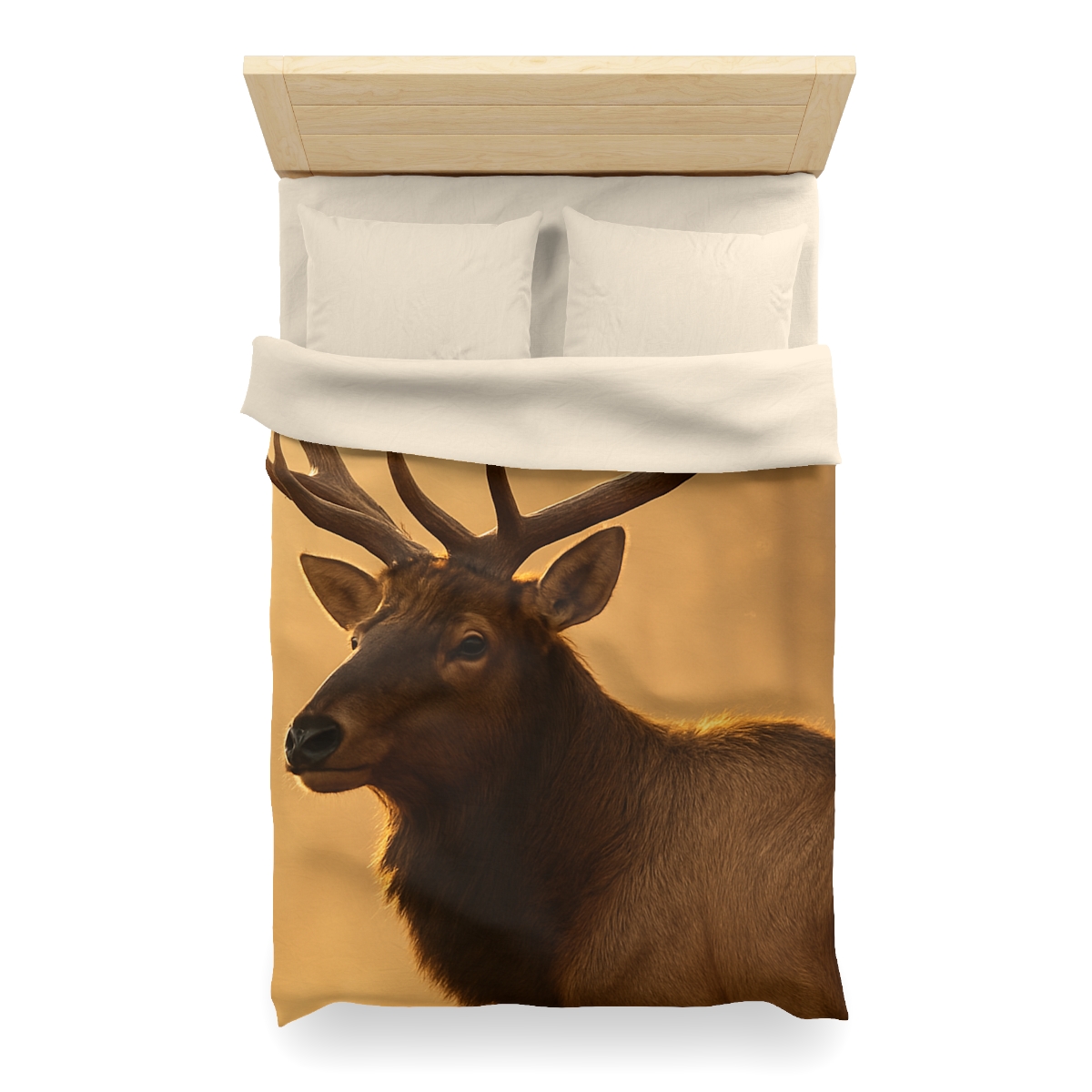 Antler Crown Mountain Elk personalized bedding duvets