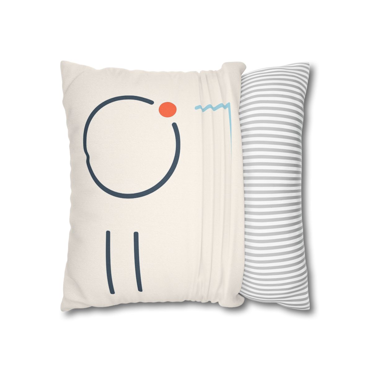 Quiet Orbit With Offset Bars personalized pillow covers
