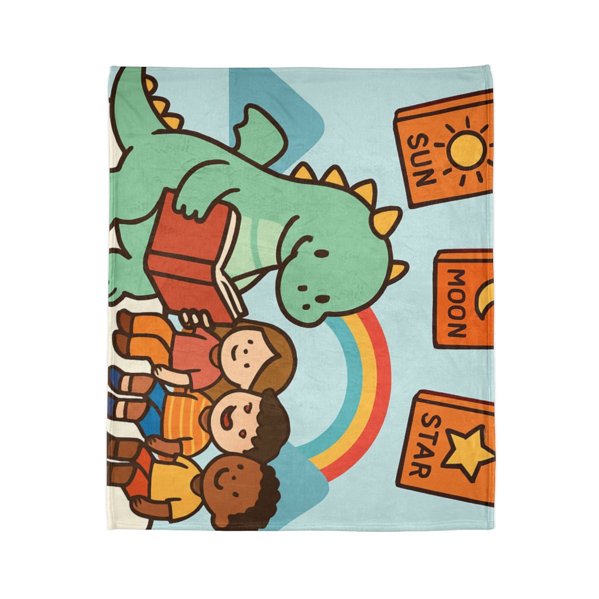 Dragon Library In The Cloud Valley custom blankets
