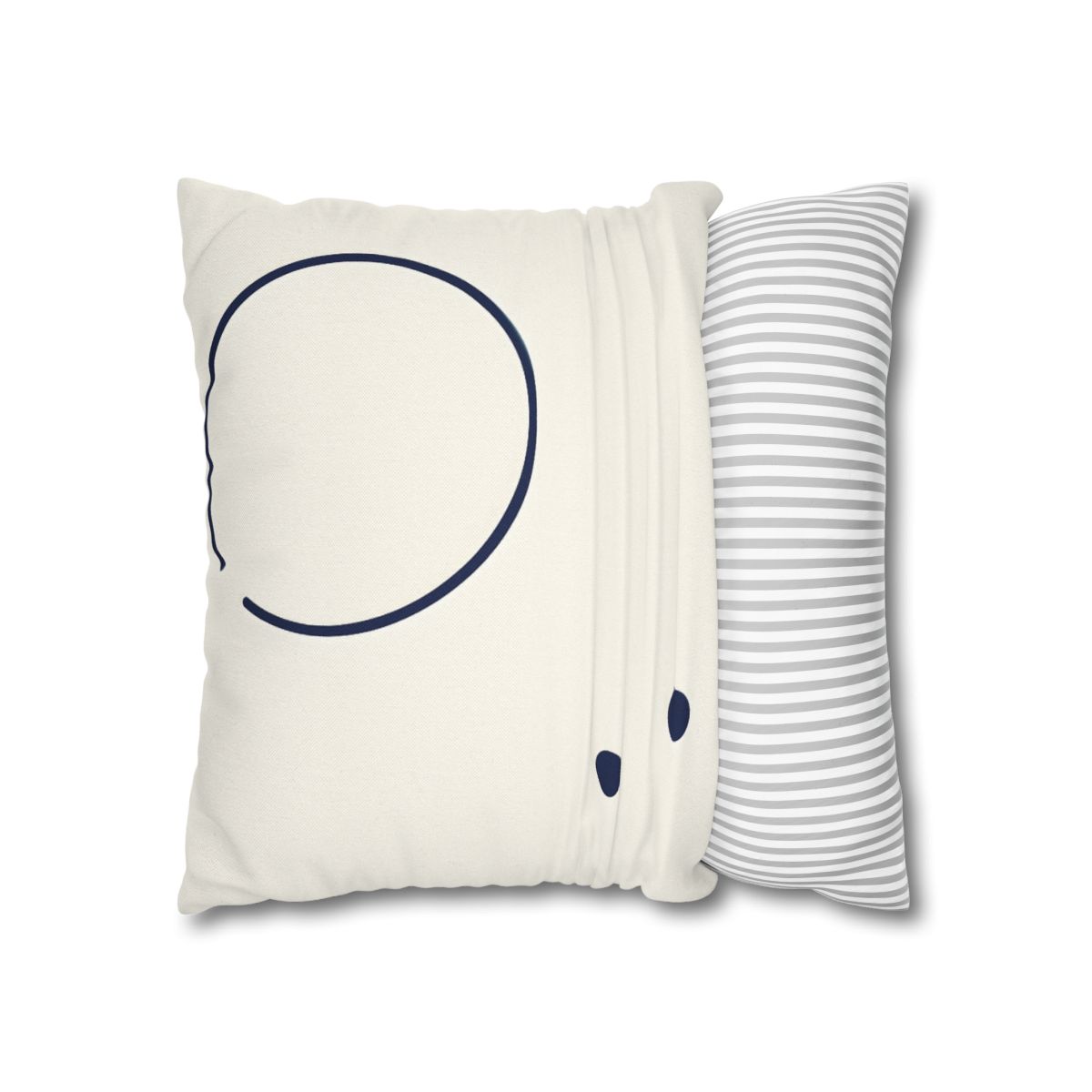 Orbiting Arc And Twin Dots designer print pillow cases