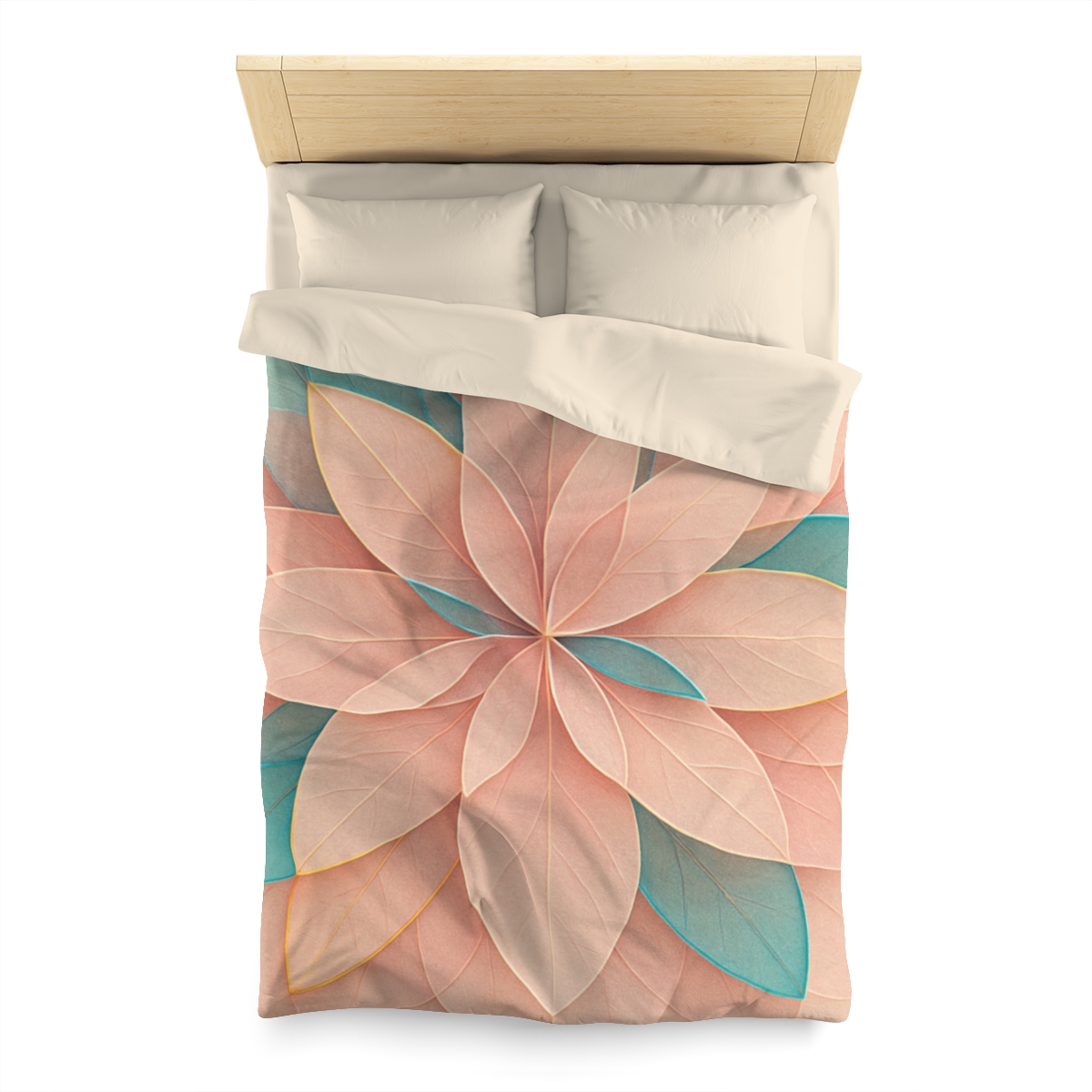Petal Prism Overlap designer printed duvets