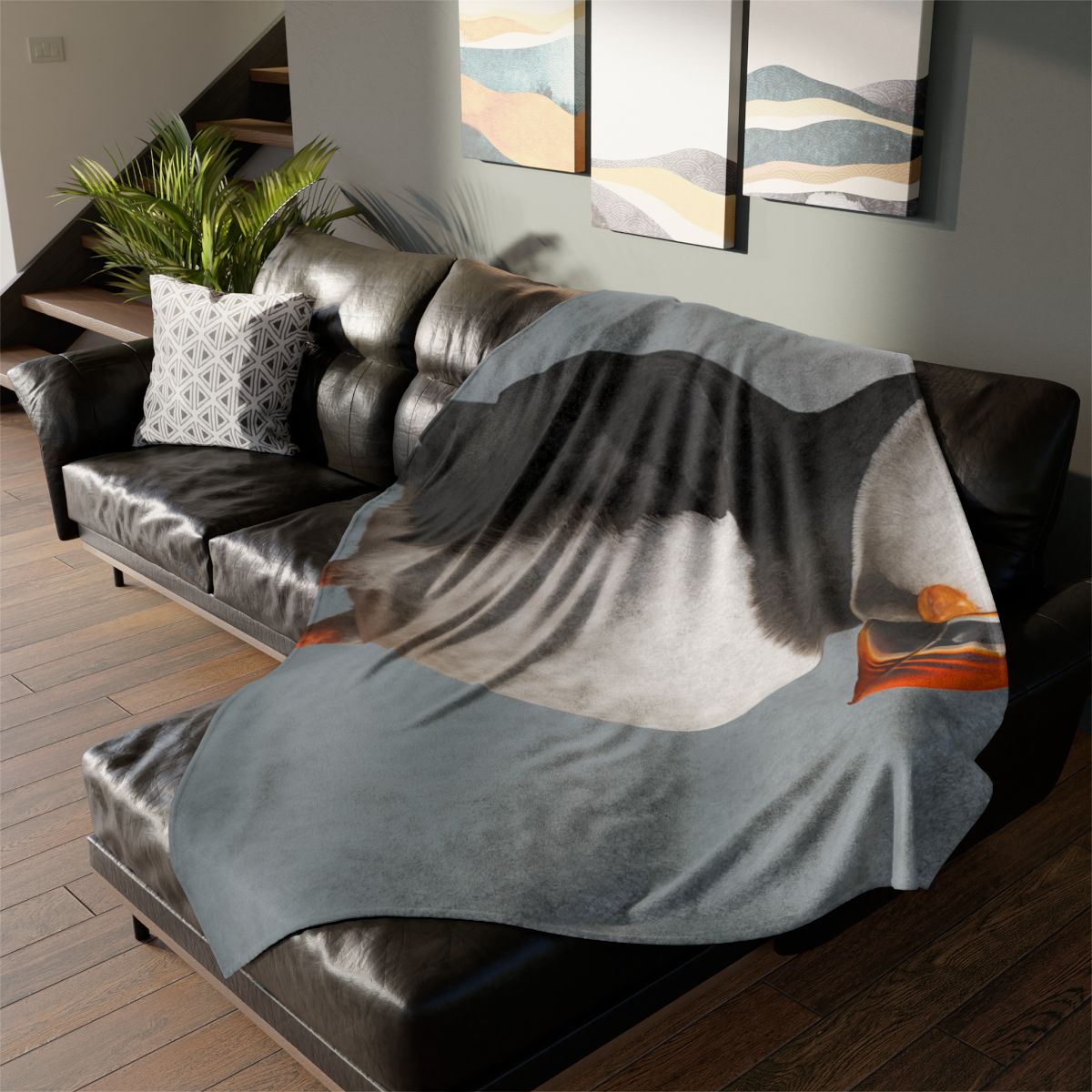 Glasswater Glide Atlantic Puffin warm winter blankets