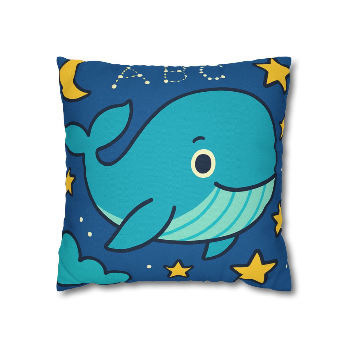 Starry Whale Expedition custom pillow cases