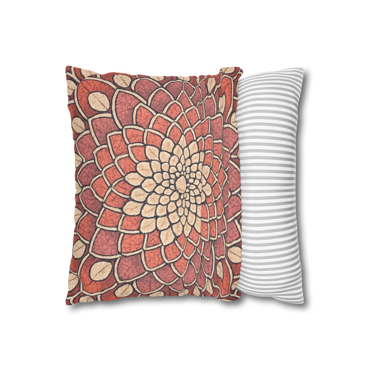 Bud Mosaic Fractal Bloom unique gift pillow cases