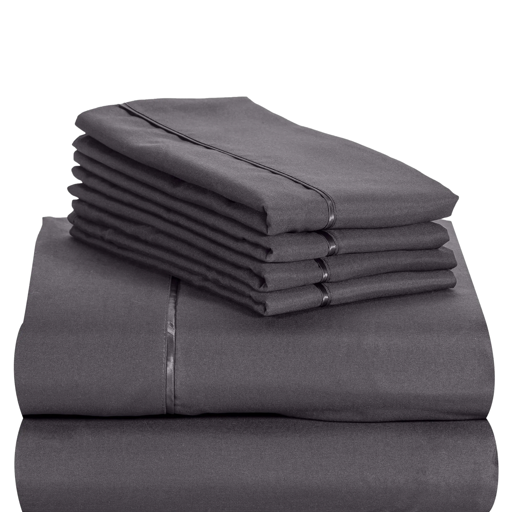 4PC Cooling Microfiber Bed Sheets Set - 18" Deep Pocket, Wrinkle Free, Moisture Wicking
