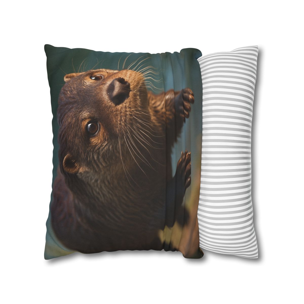River Sprinter River Otter personalized pillow covers