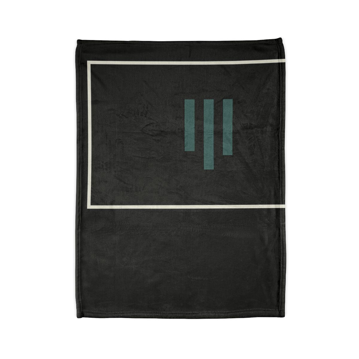 Stacked Frame And Three Bar Signal soft fleece blankets
