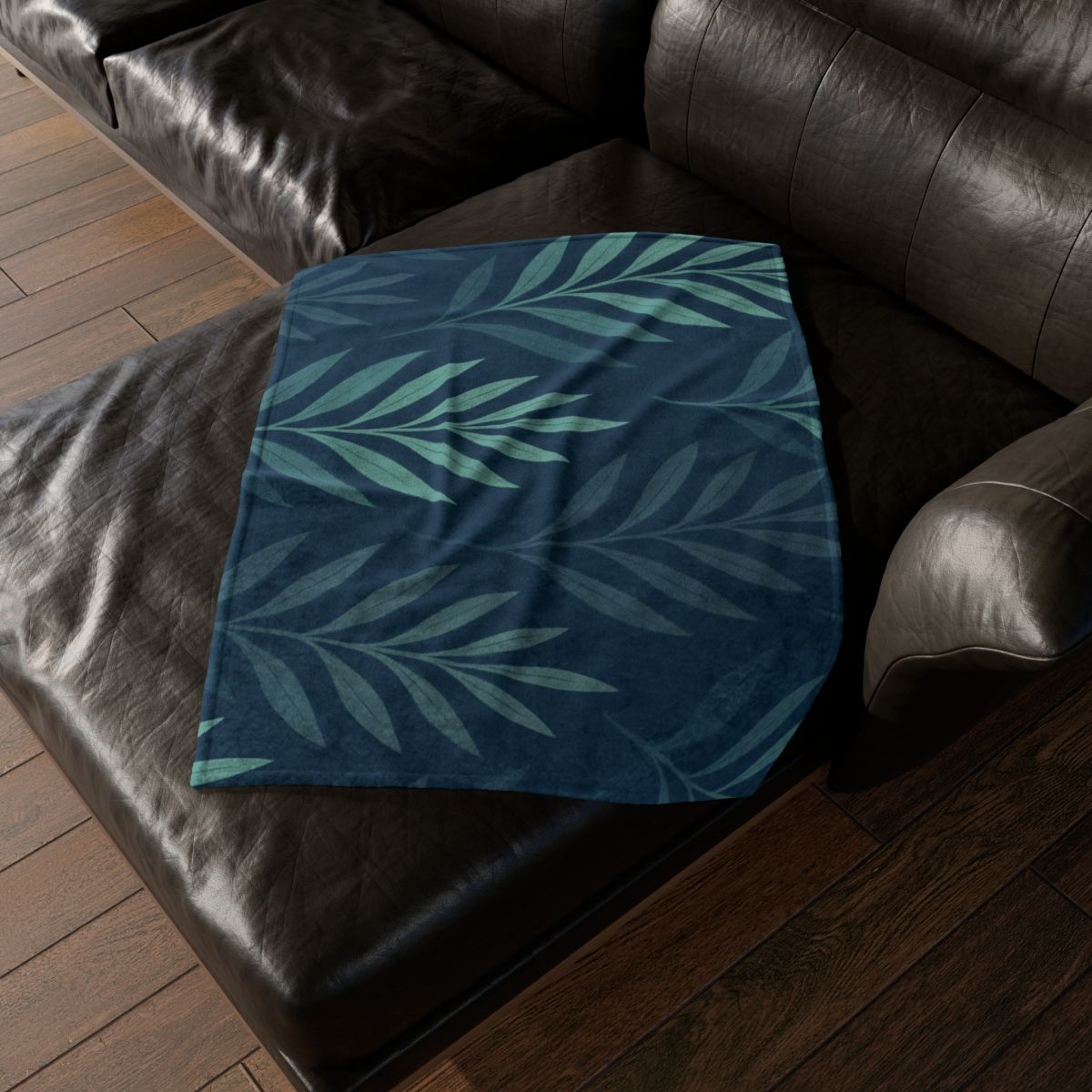 Frond Echo Rhythm trendy patterned blankets
