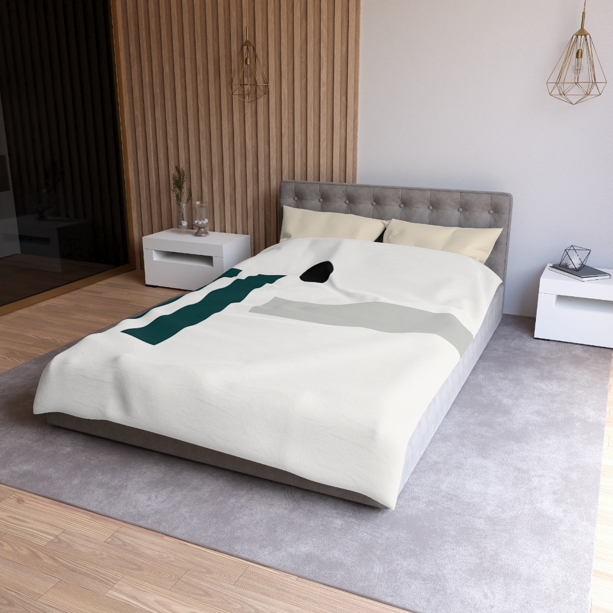 Silent Transit Rectangles personalized bedding duvets