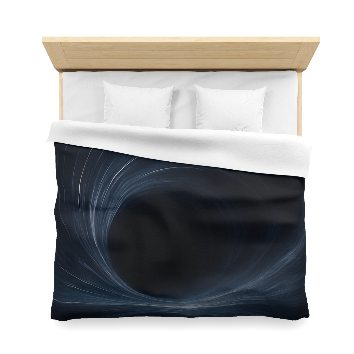 Midnight Gravity Vortex custom duvets
