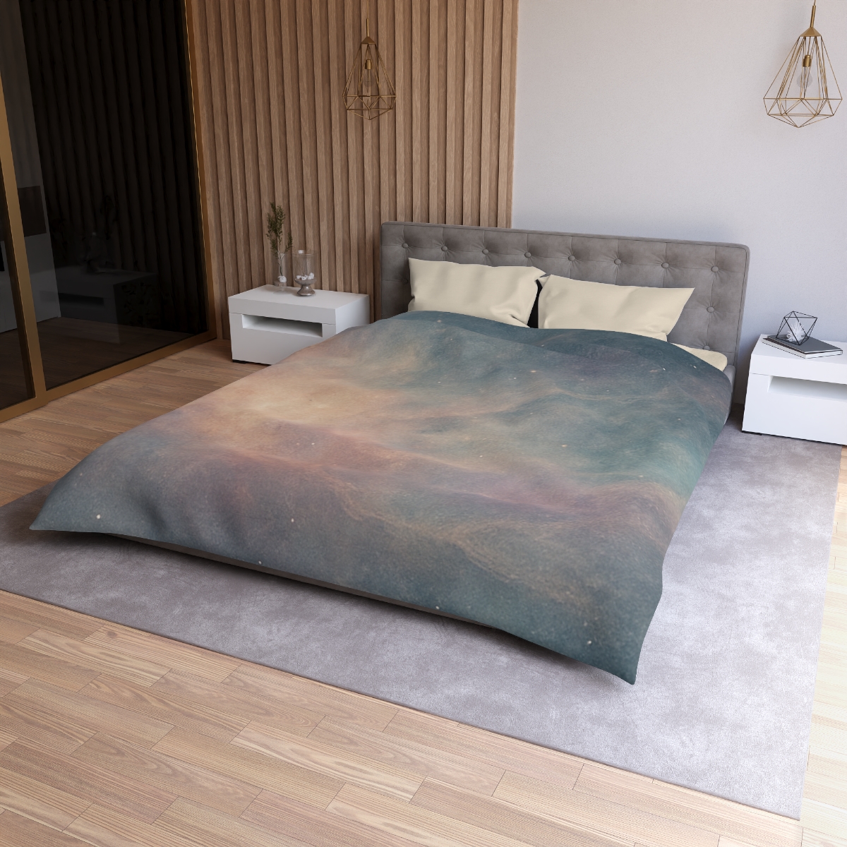 Prismatic Dust Bloom Tapestry soft comforter duvets