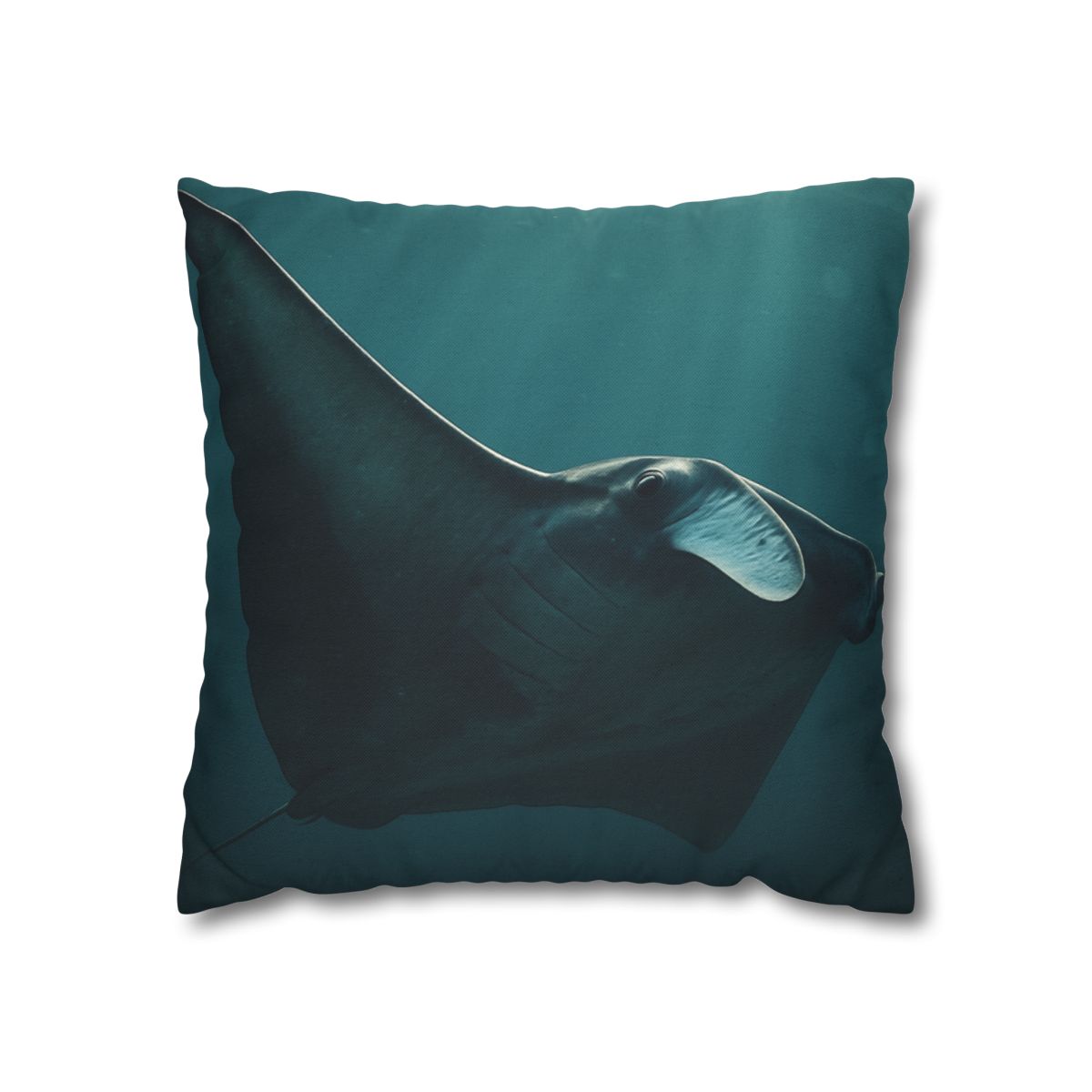 Glasswing Glide Manta Ray designer print pillow cases