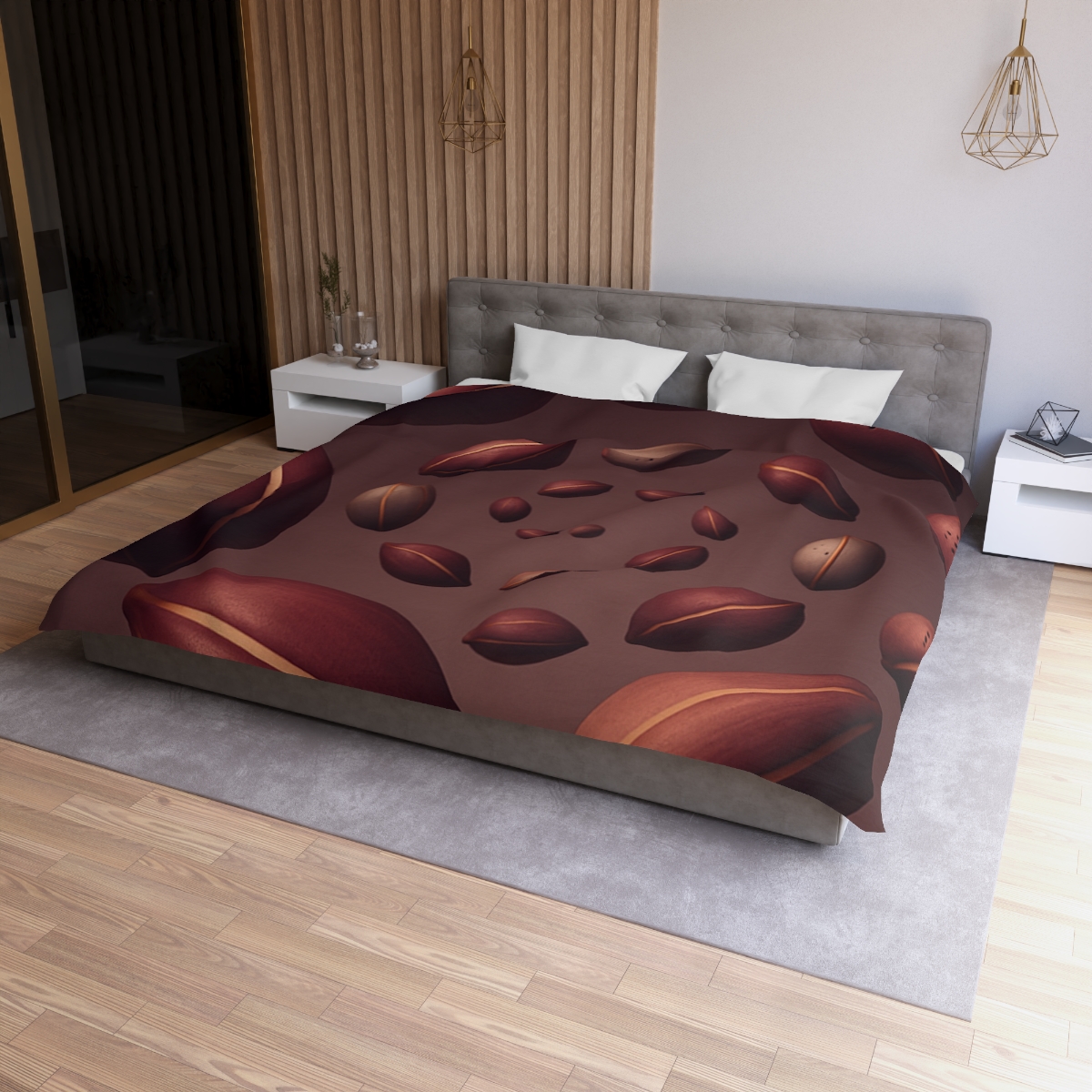 Seed Pod Orbit Cluster soft comforter duvets